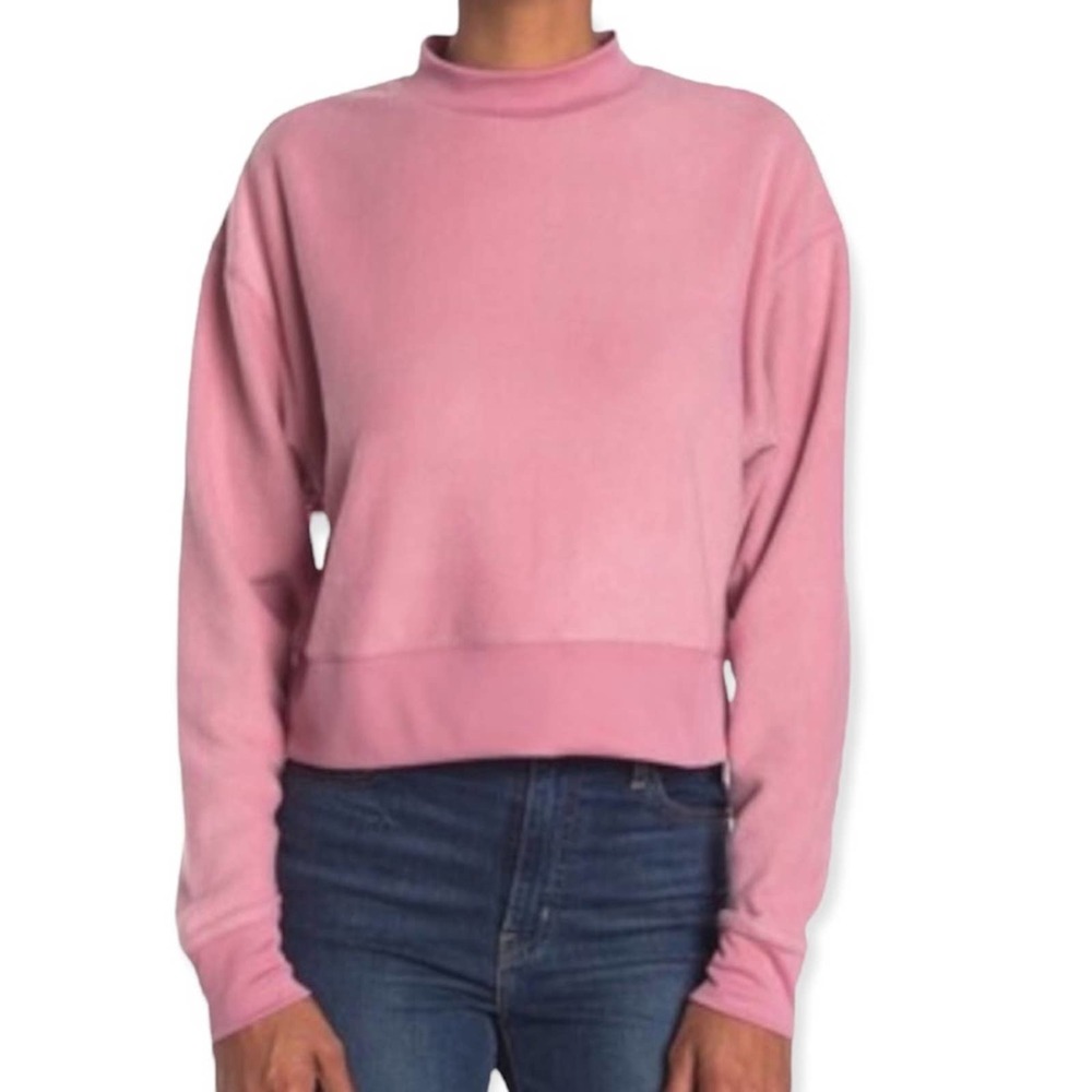 ABOUND Fleece Top in Pink Size XS